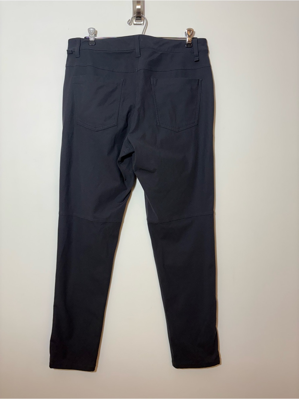 Lululemon Pants Mens 32X30 Gray Obsidian ABC Slim Fit Warpstreme Stretch - Picture 4 of 9
